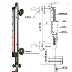 UHZ-57D顶装型磁翻板液位计